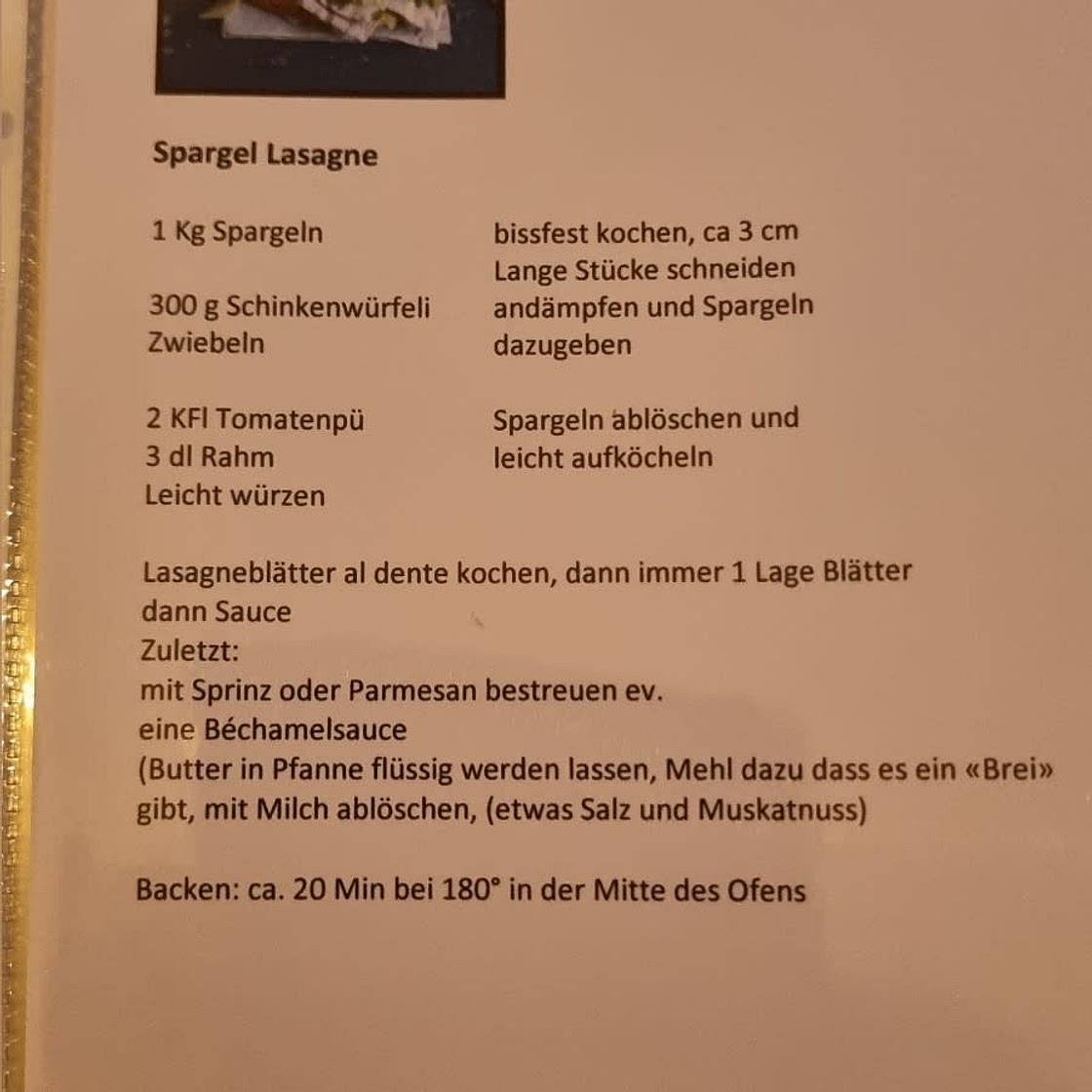 Spargellasagne