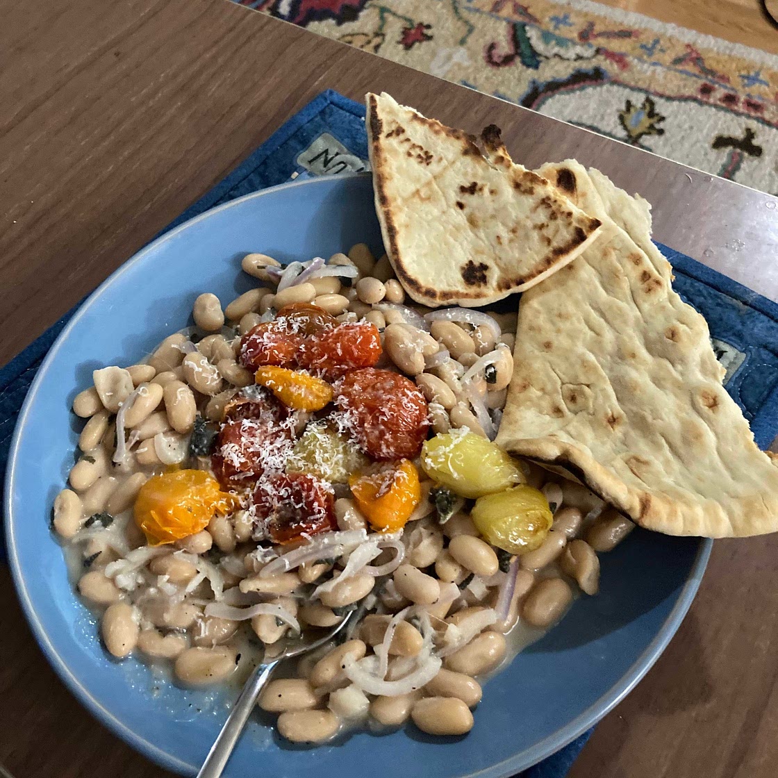 Zingy Tomatoes and Beans 