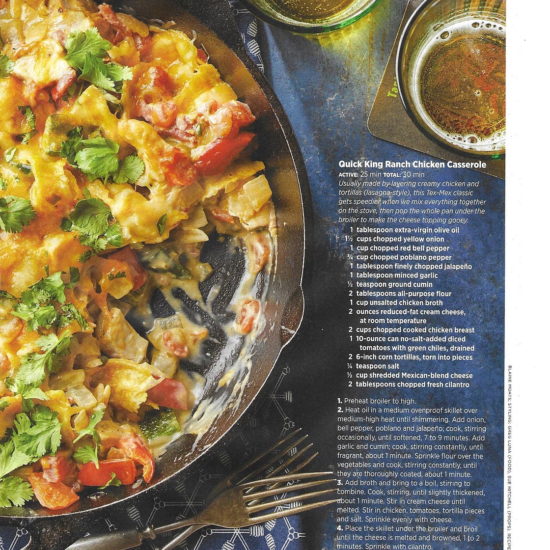 Quick King Ranch Chicken Casserole