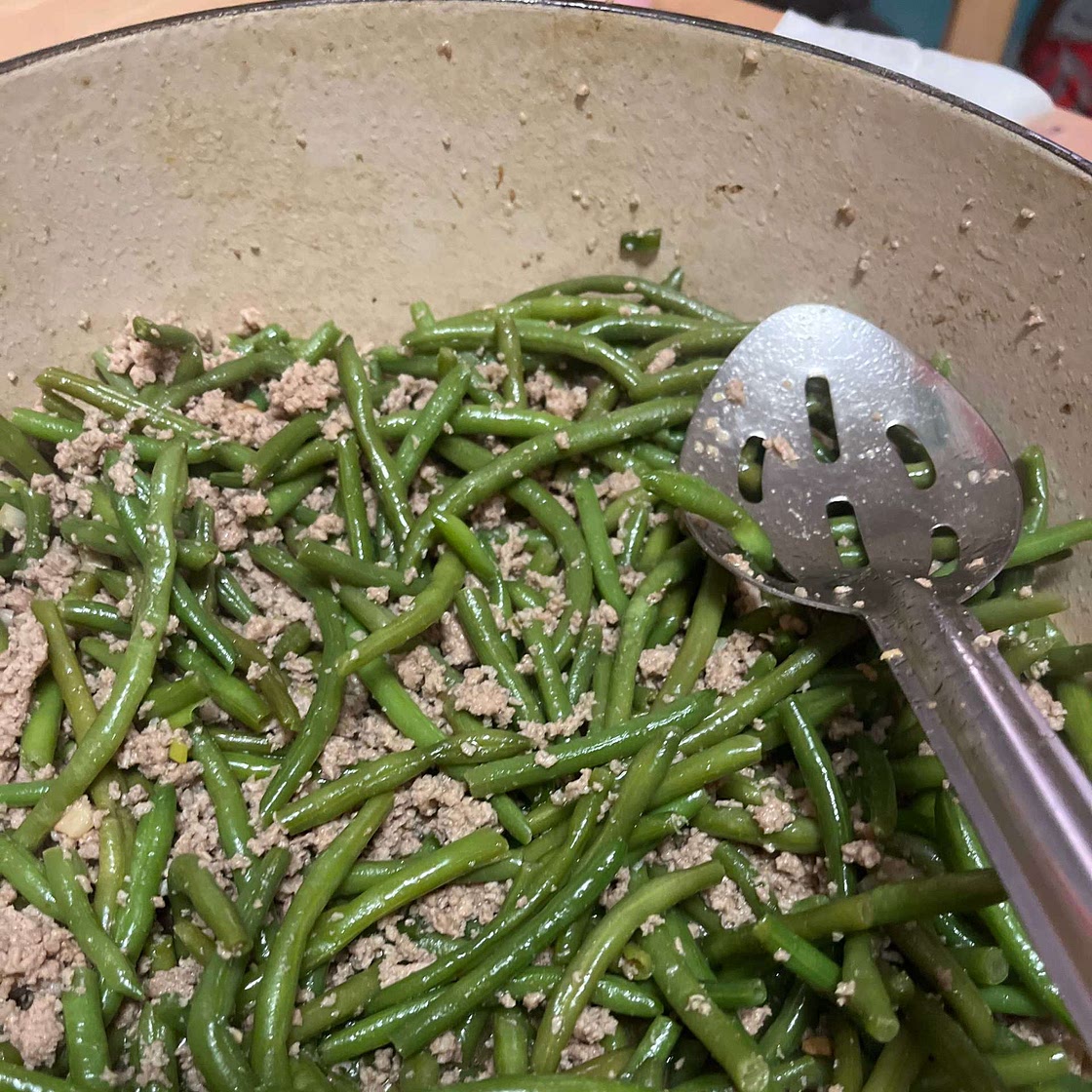 Chinese Green Beans with Ground Turkey