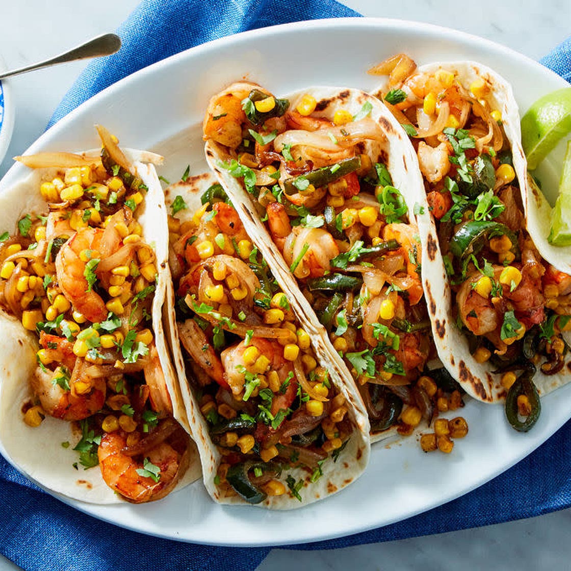 Marley Spoon Shrimp Fajitas