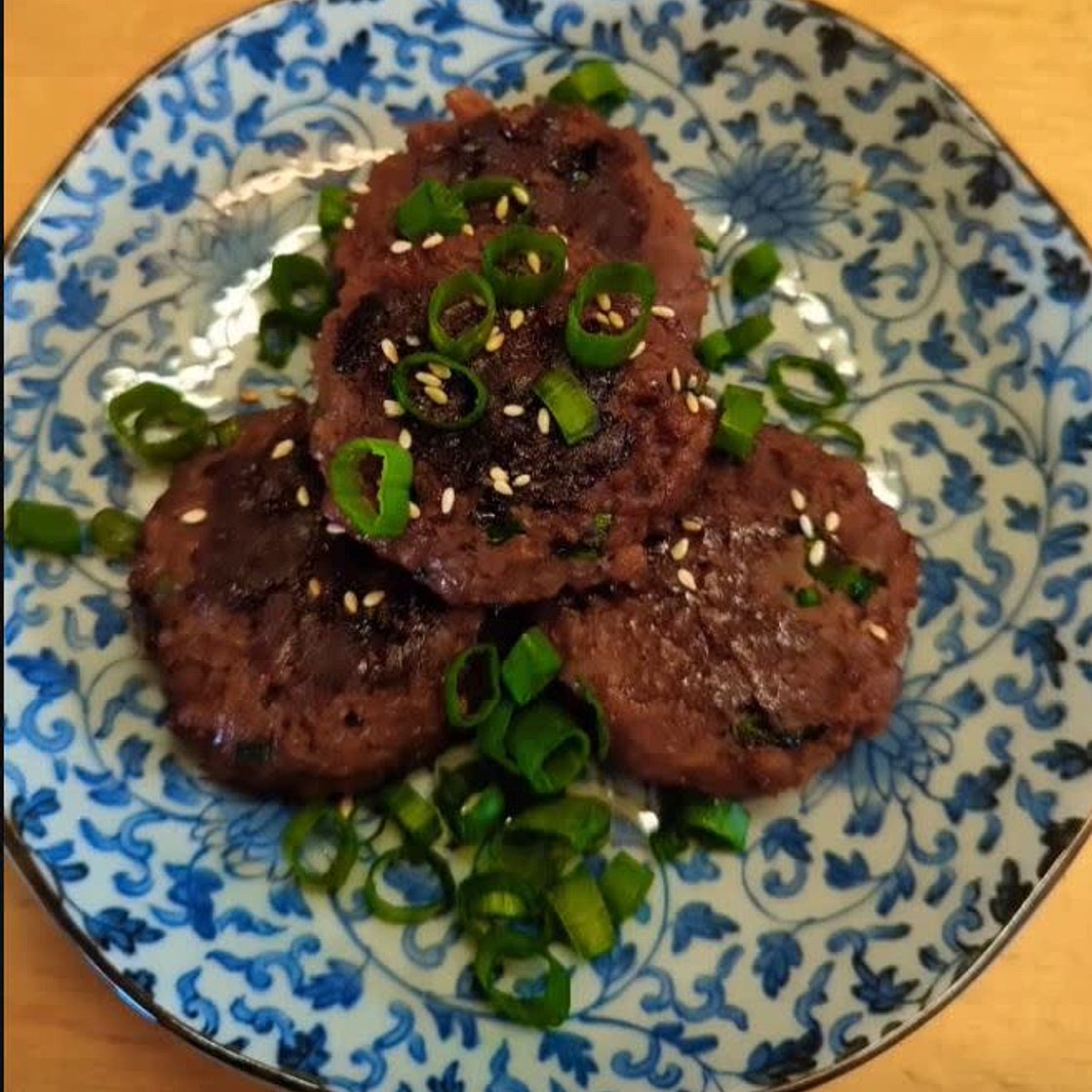 Vegan Tteokgalbi- Korean "Meat" Patties