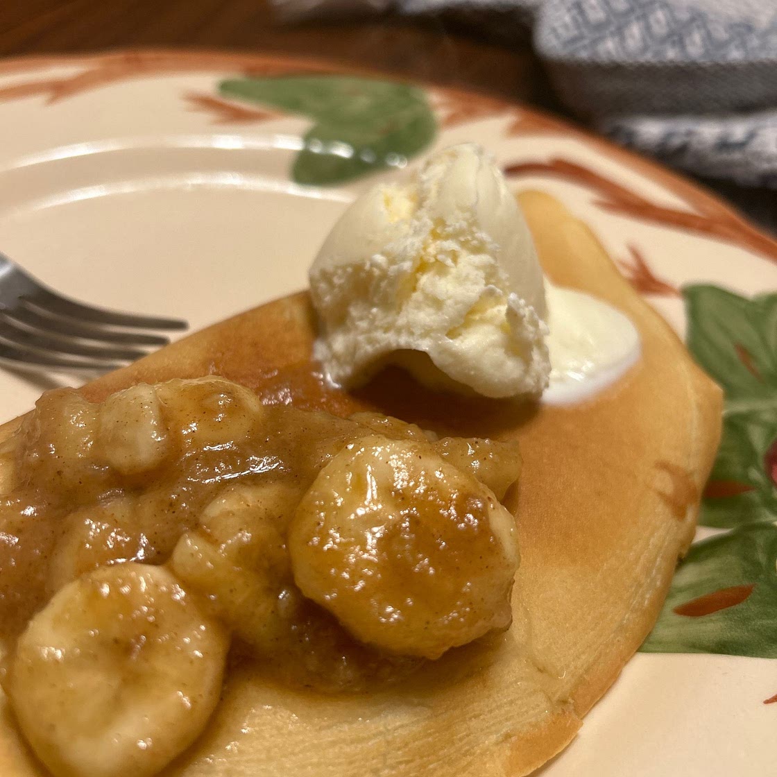 Banana Foster Crepes