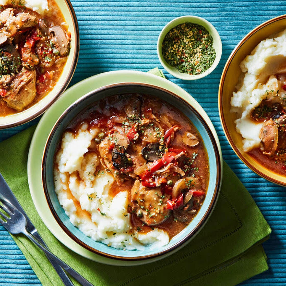 Big Batch Slow Cooker Chicken Cacciatore