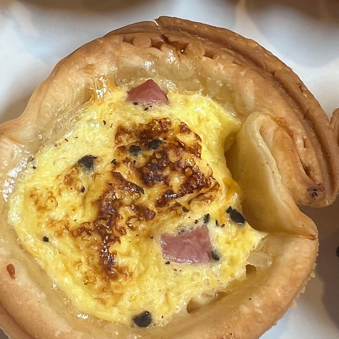 Mini Ham and Cheese Quiche