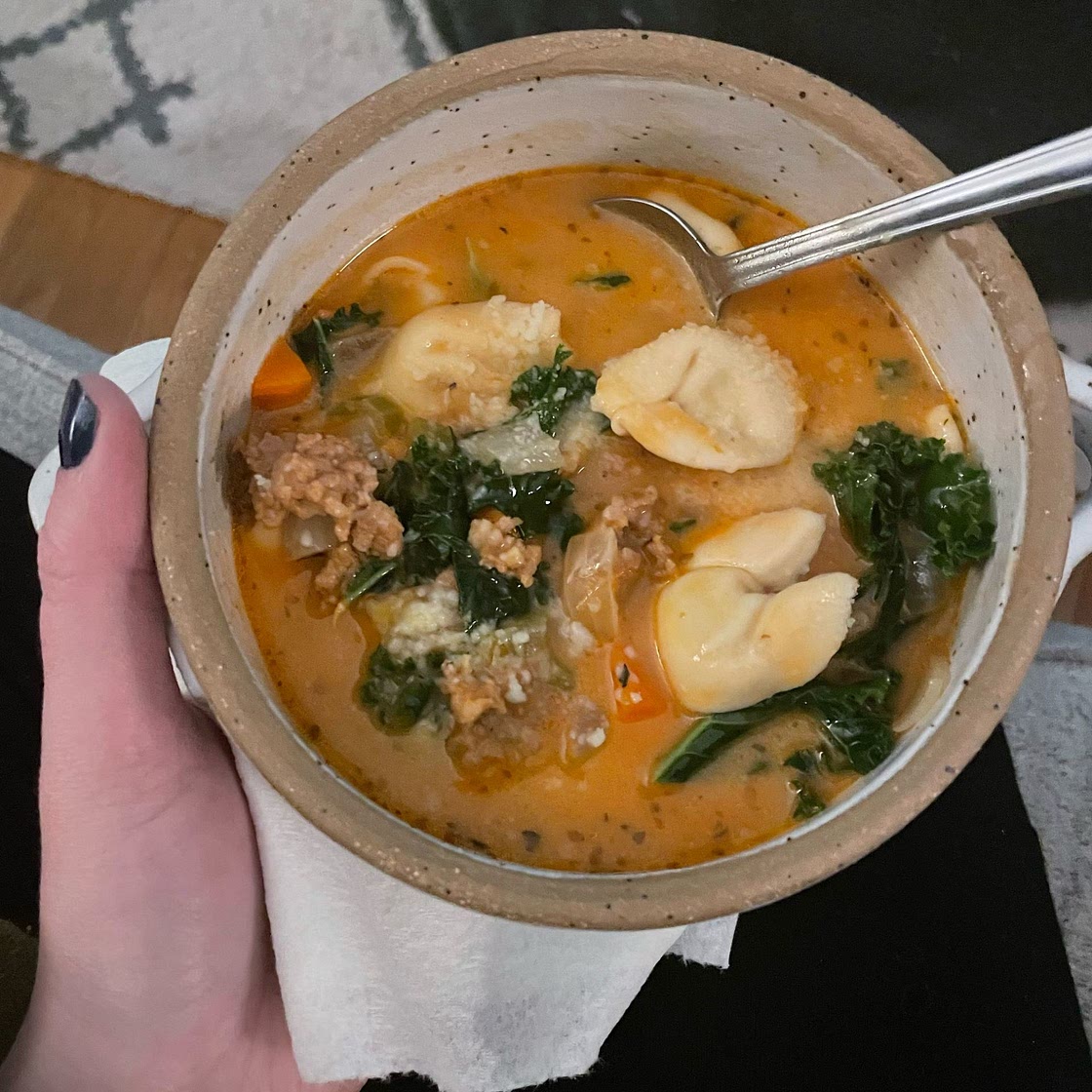 Creamy Tortellini Soup