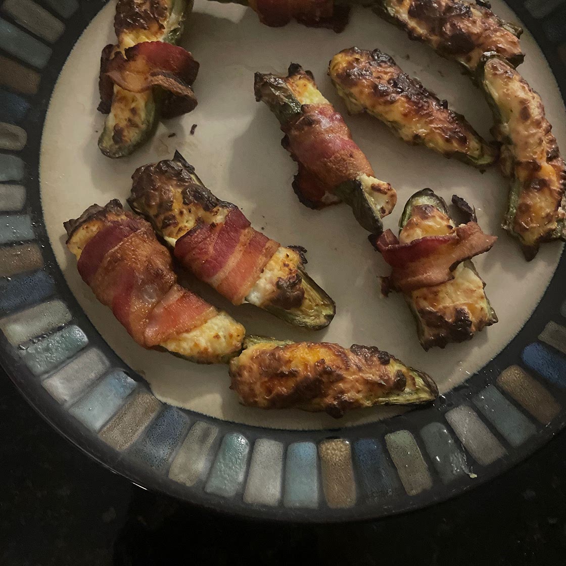Air fryer jalapeños poppers
