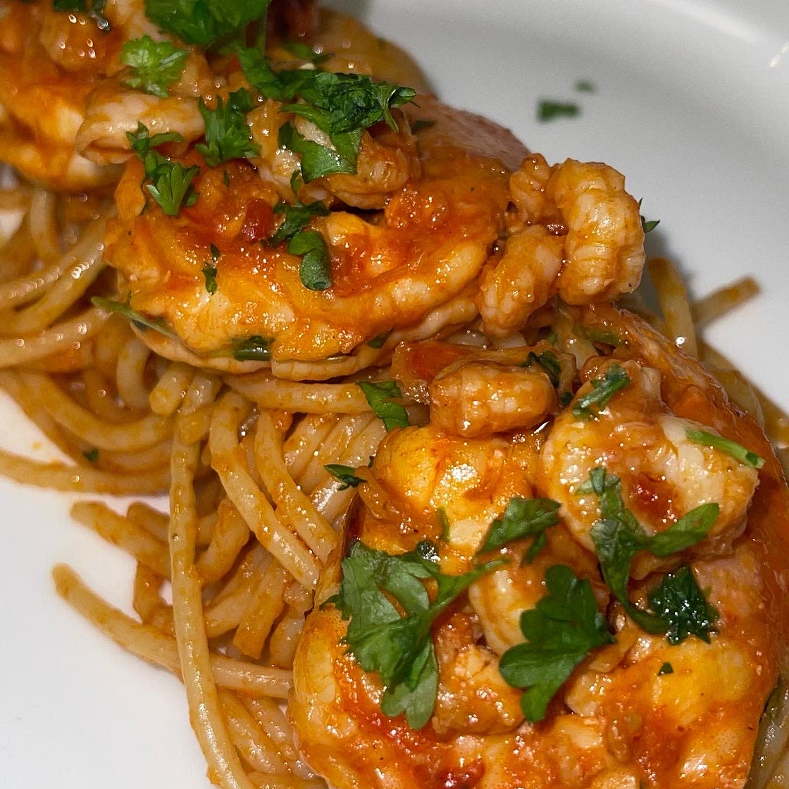 Spicy King Prawn/Shrimp Pasta