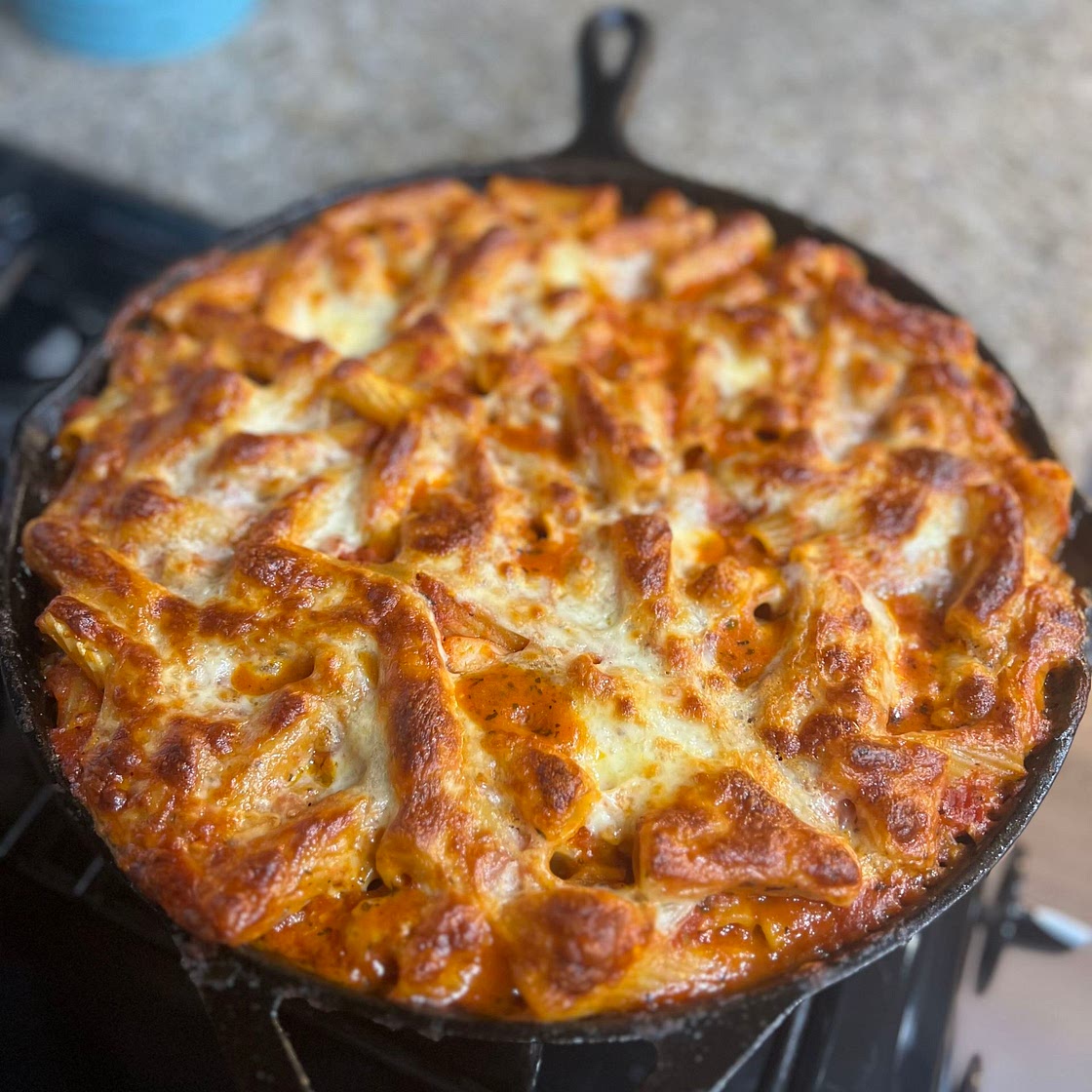 Seafood baked Ziti 