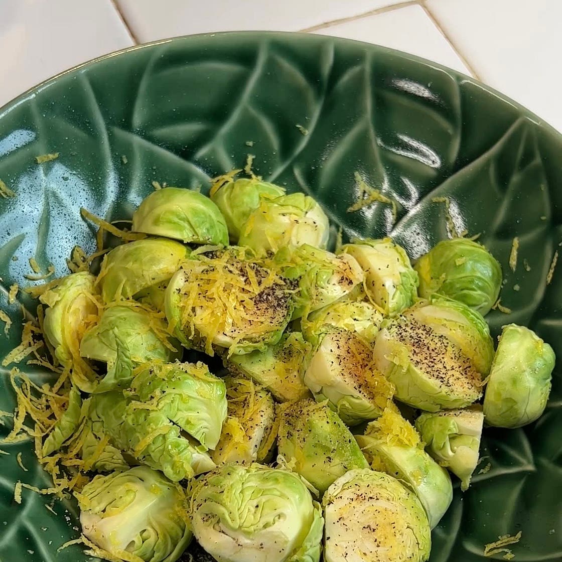 Crispy Lemon Brussels