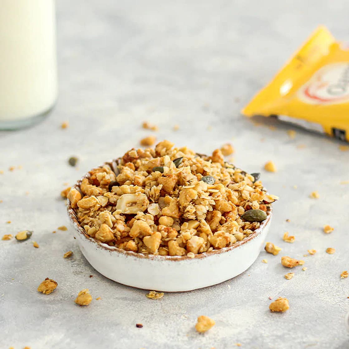 Breakfast cereals with protein