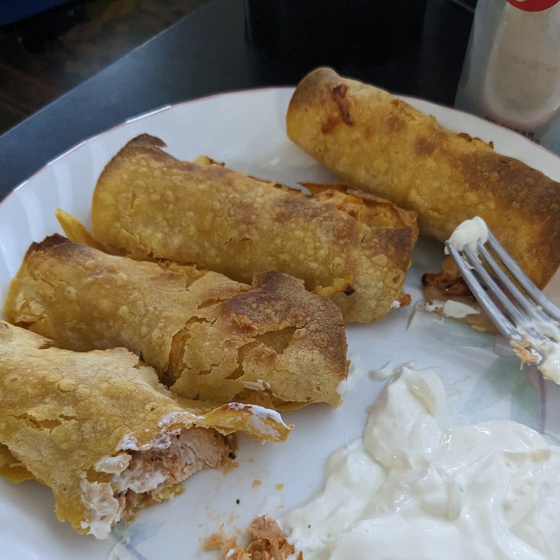 Baked Chicken Taquitos