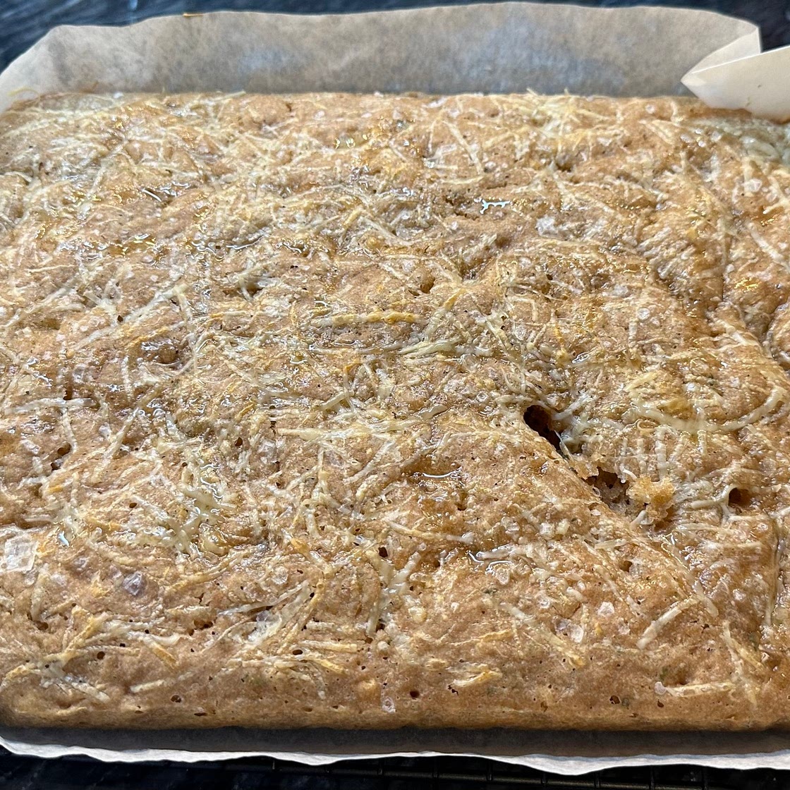 Garlic Parmesan Focaccia Bread