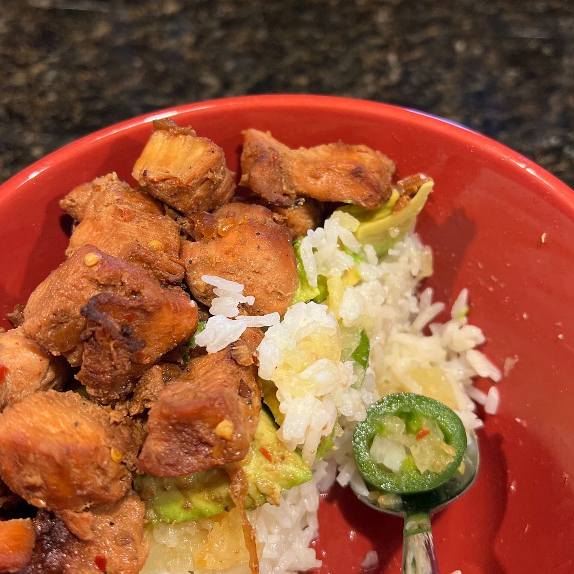 30 Minute Pineapple Chicken with Coconut Rice