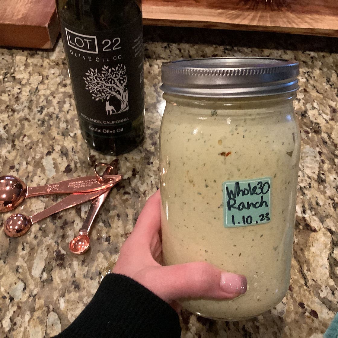 Whole30 Ranch Dressing ("Dump Ranch," Paleo, Dairy-Free)