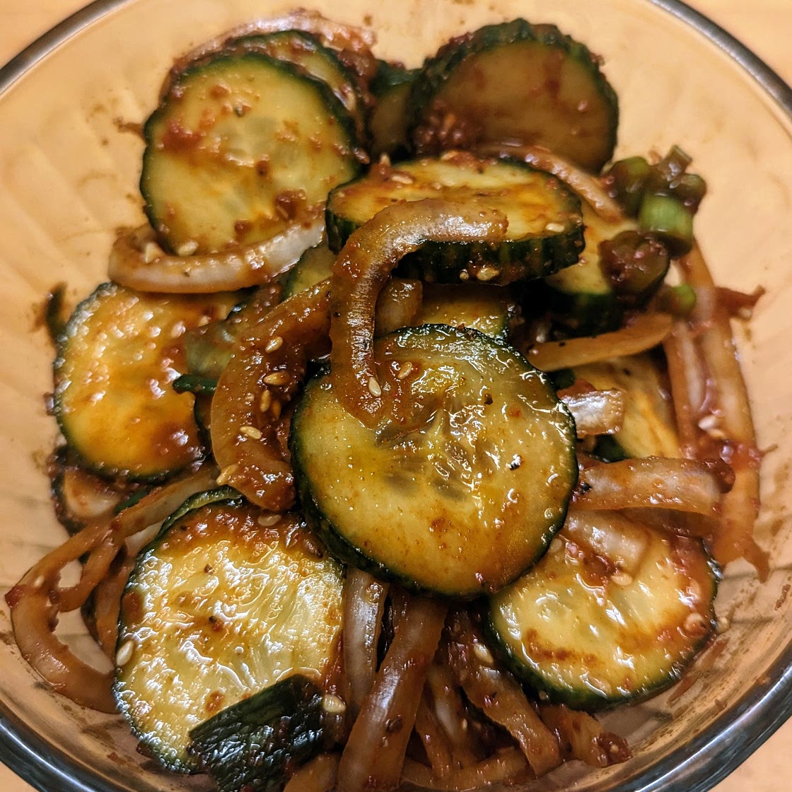 Spicy Korean  Cucumber Salad (OI MUCHIM, 오이무침)
