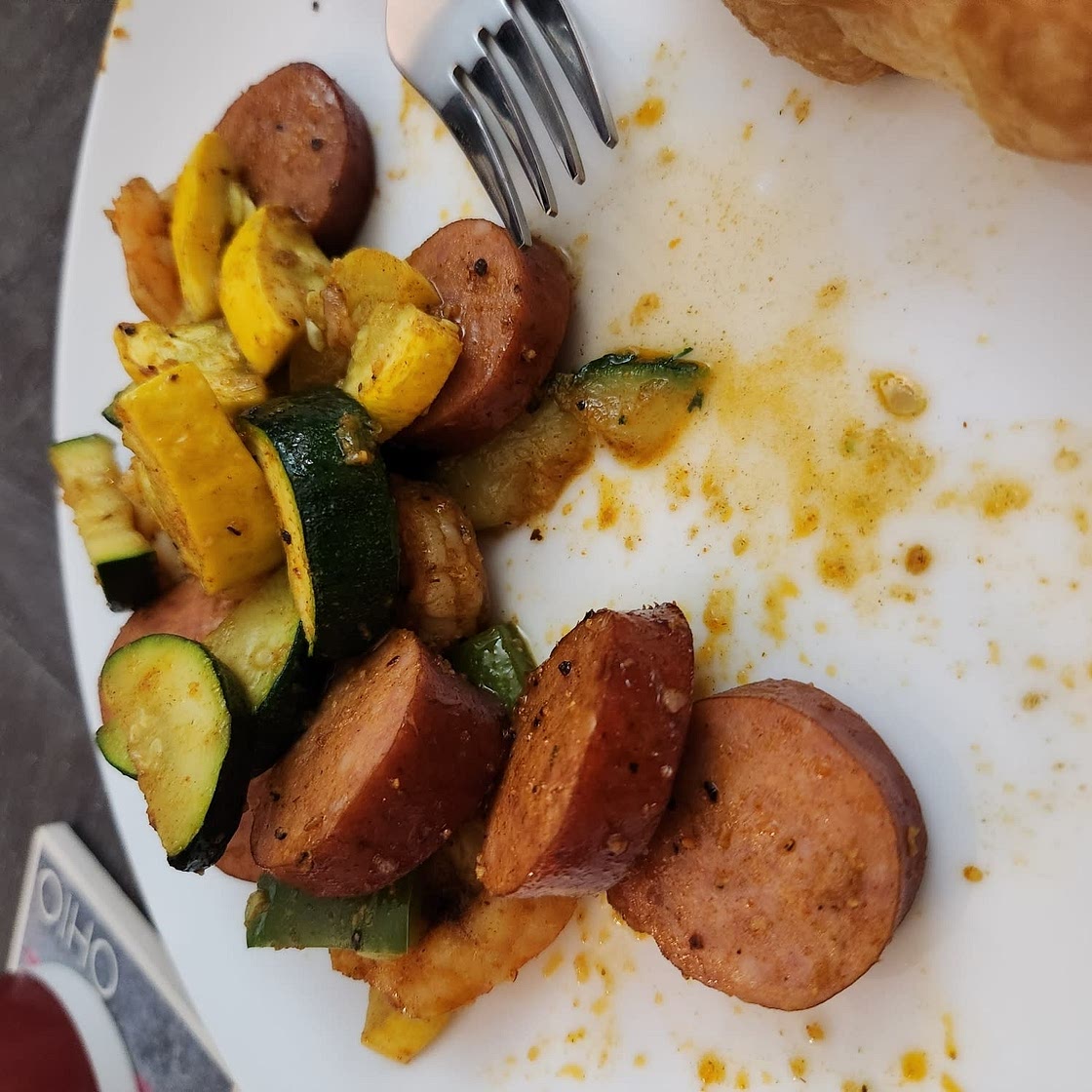 Air Fryer Cajun Shrimp Dinner