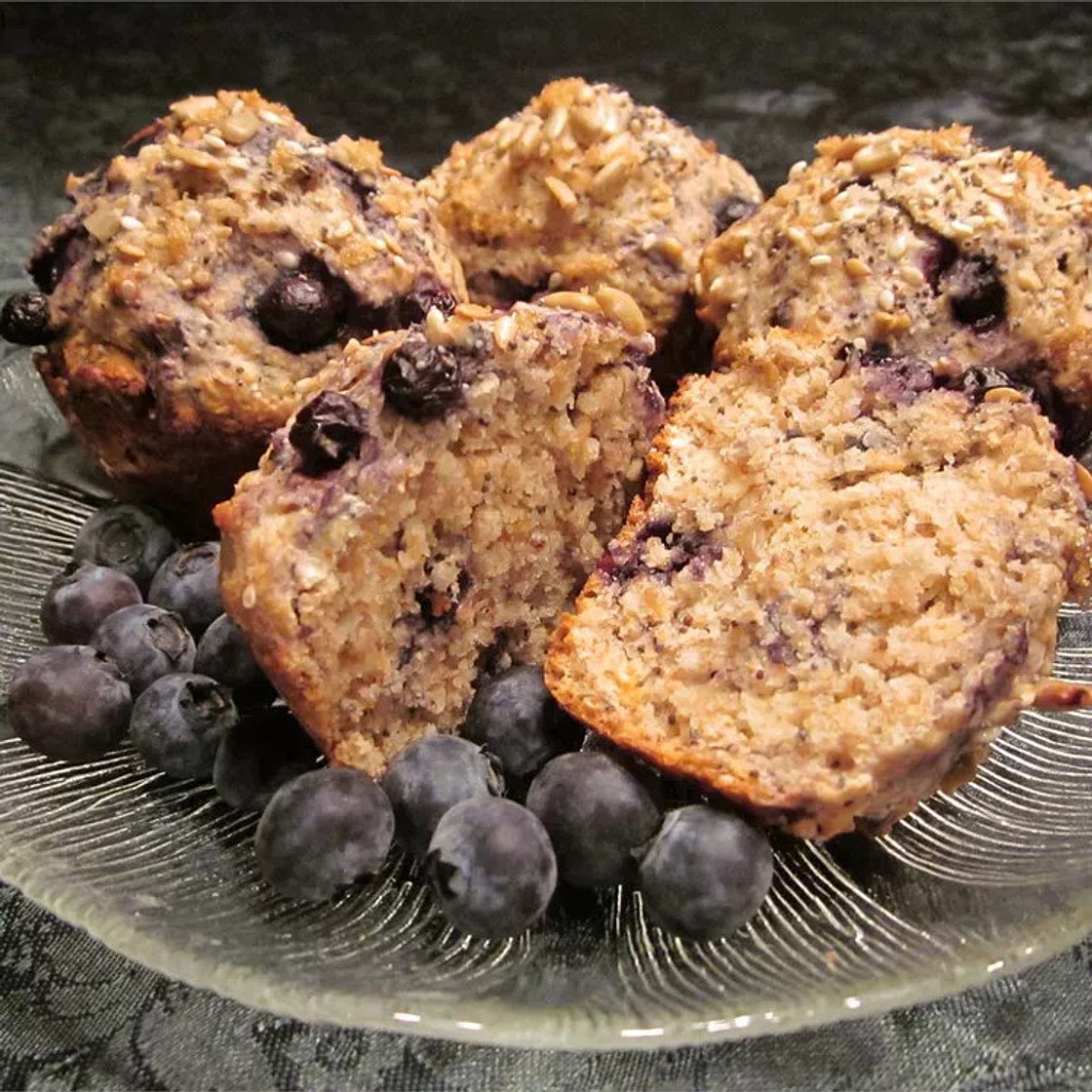 Wholewheat Blueberry Muffins (Milk)