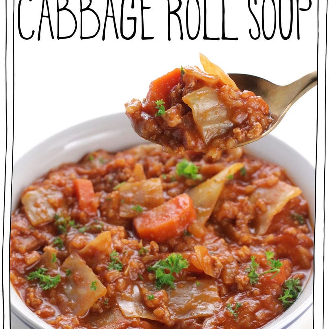 Easy Vegan Cabbage Roll Soup