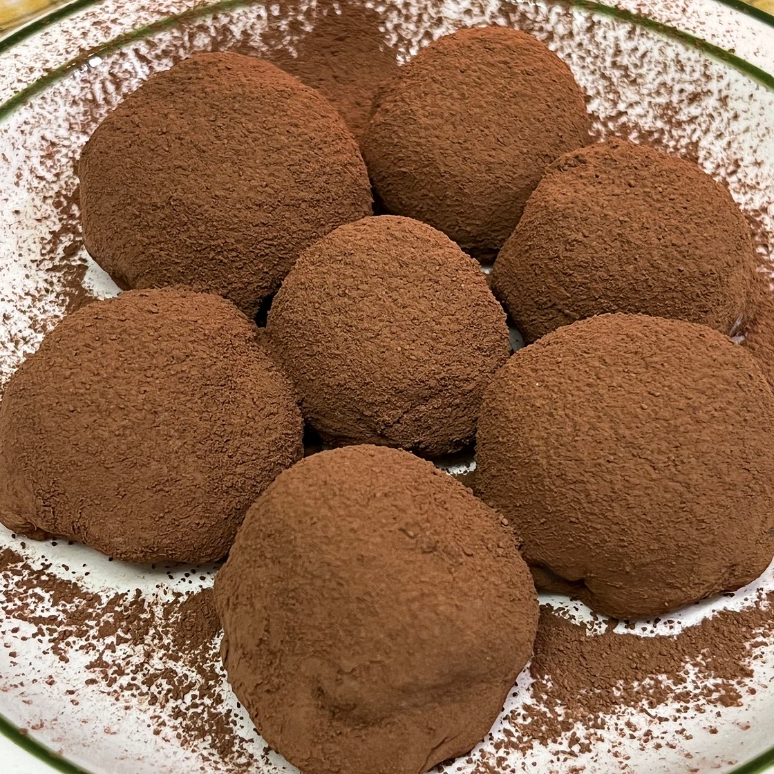 Fudgy Chocolate Truffle Mochi