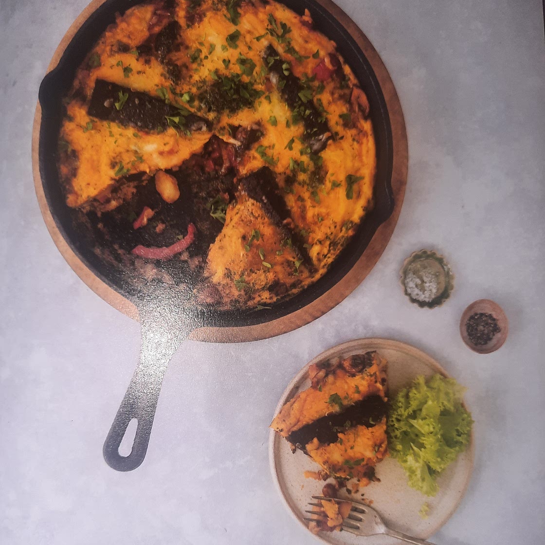Black pudding frittata