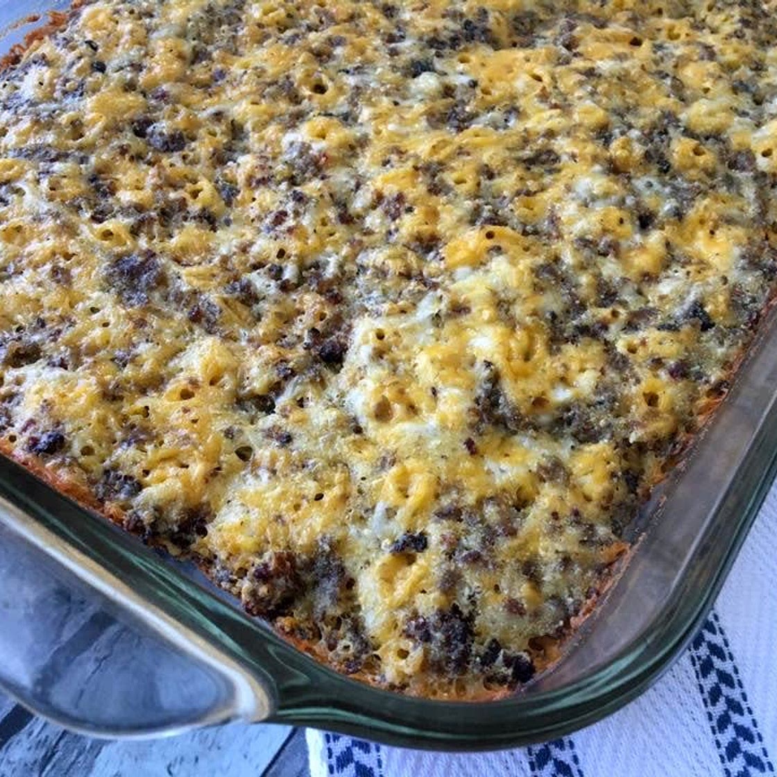Breakfast sausage casserole 