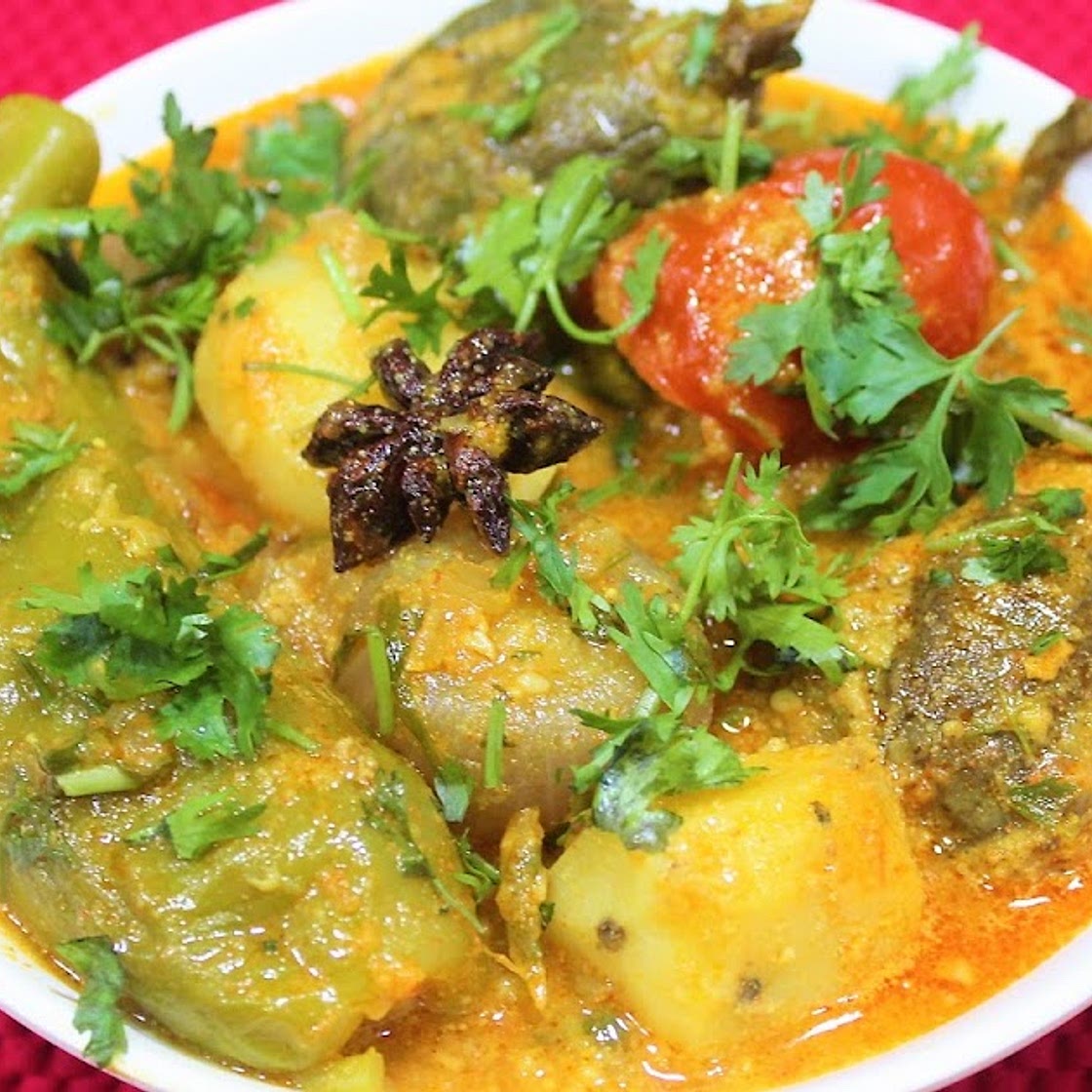 Rajkot Varadiyu Shak | Gujarati Steamed Stuffed vegetables curry