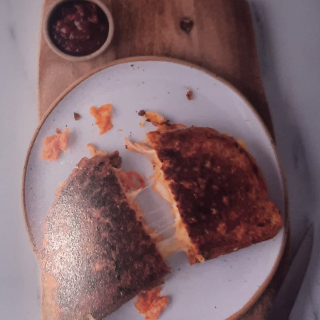 Kimchi toastie