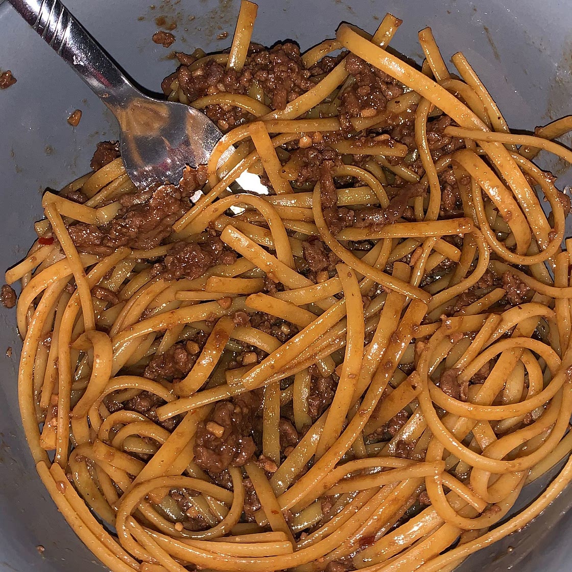 Easy Mongolian Ground Beef Noodles