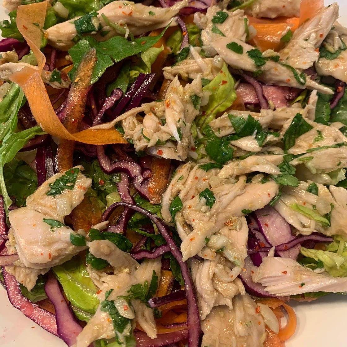 Asian chicken salad
