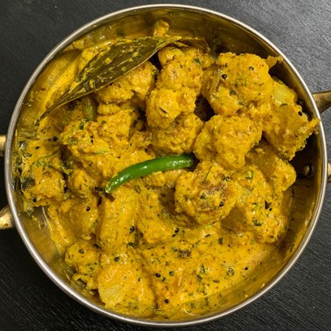 Tangy Curd Spiced Cauliflower (Masaledar Dahi Gobi)