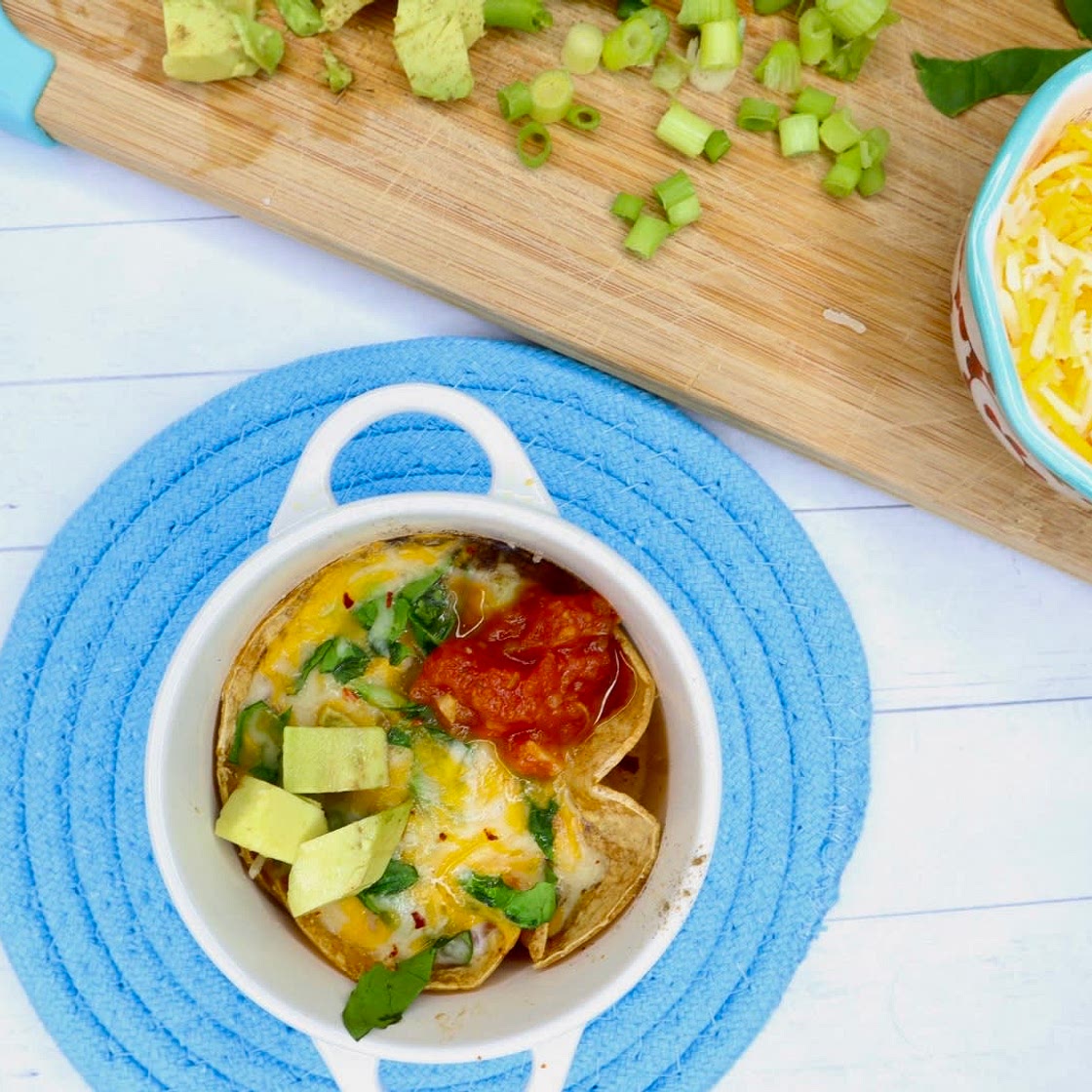 Healthy Tortilla Egg Cups