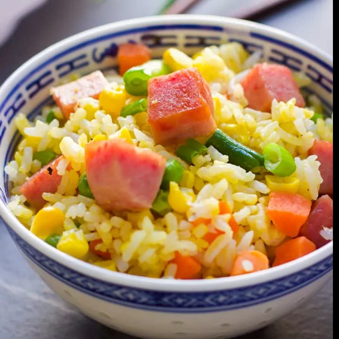 Spam and Egg Vegetable Stir Fry