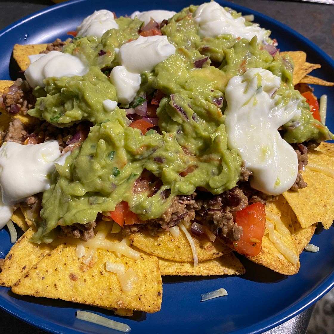 Beef and Bean Nachos