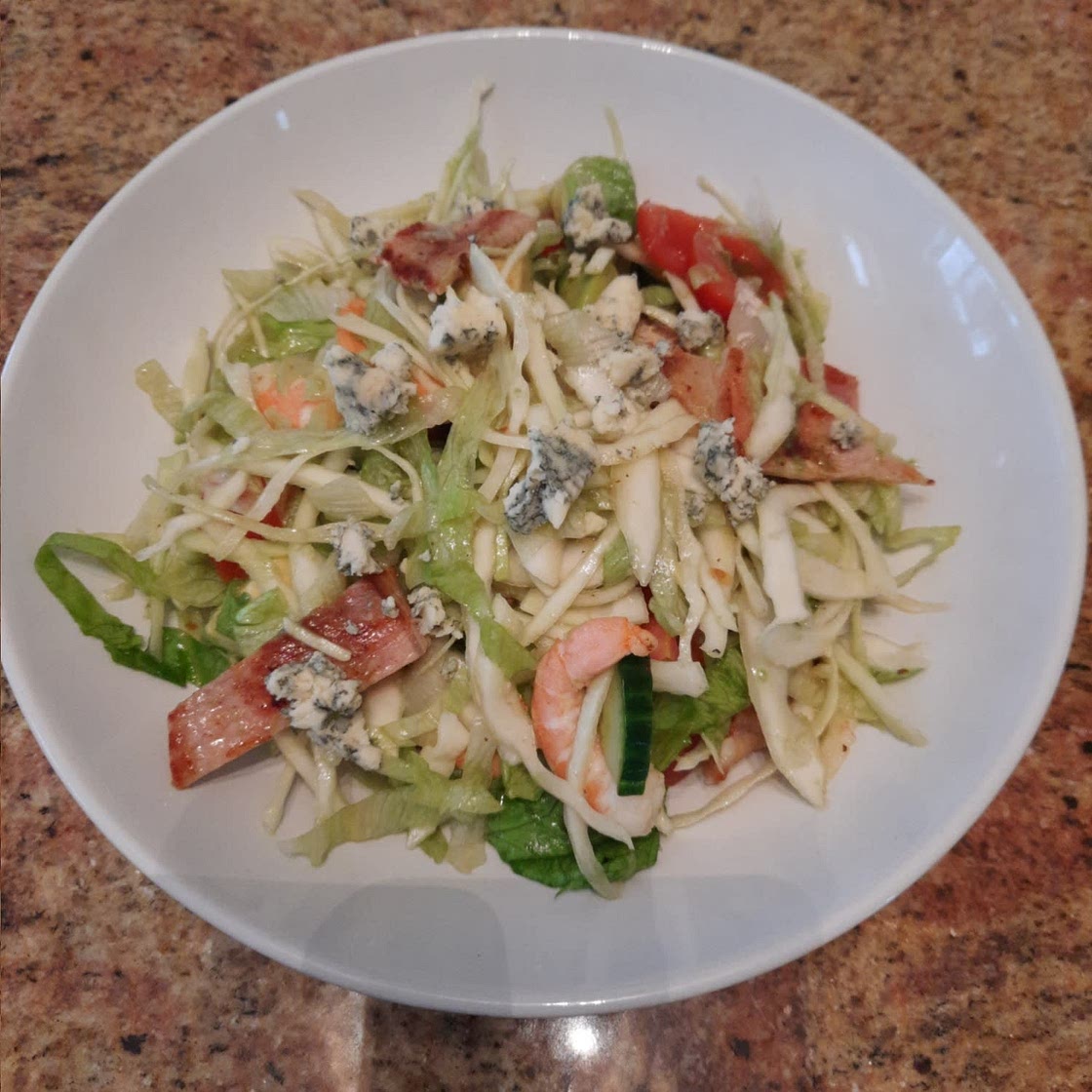Keto Avocado Shrimp Salad with Bacon (low carb)