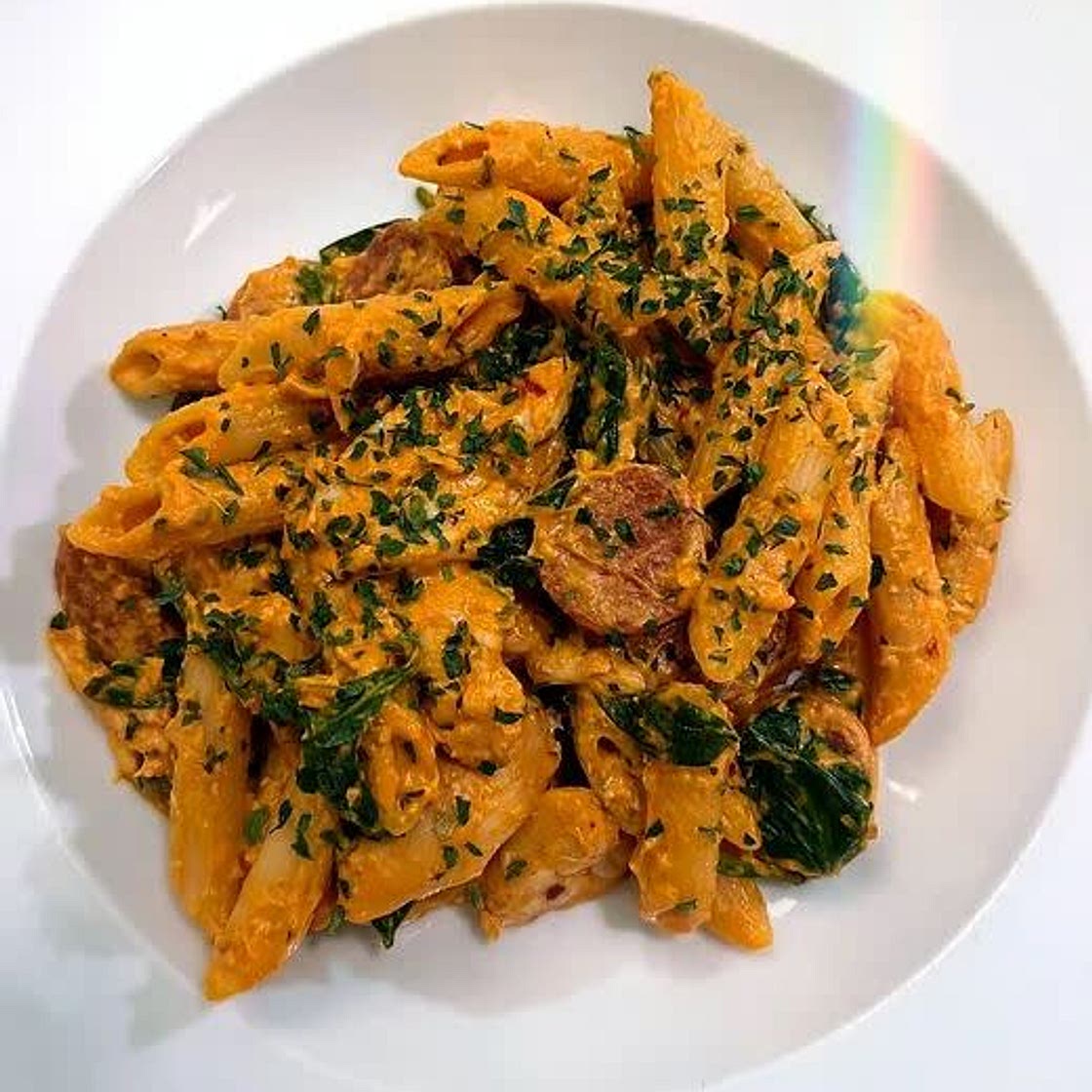 Creamy Chicken & Chorizo Pasta