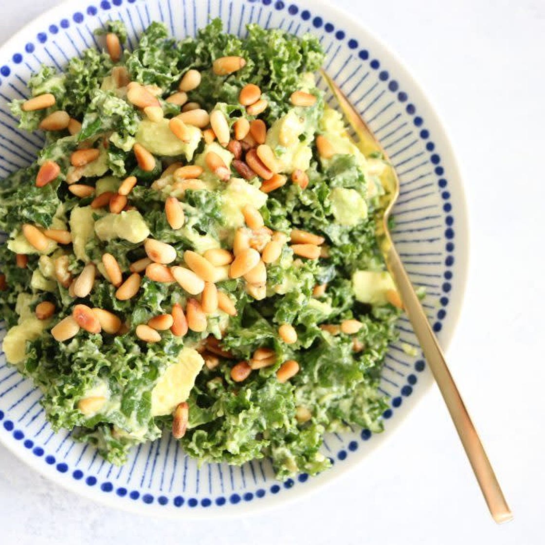 Lemon Avocado Kale Salad
