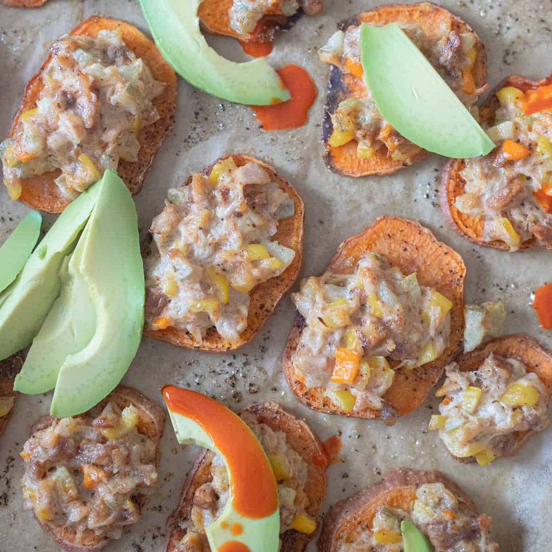 Sweet Potato Tuna Melts