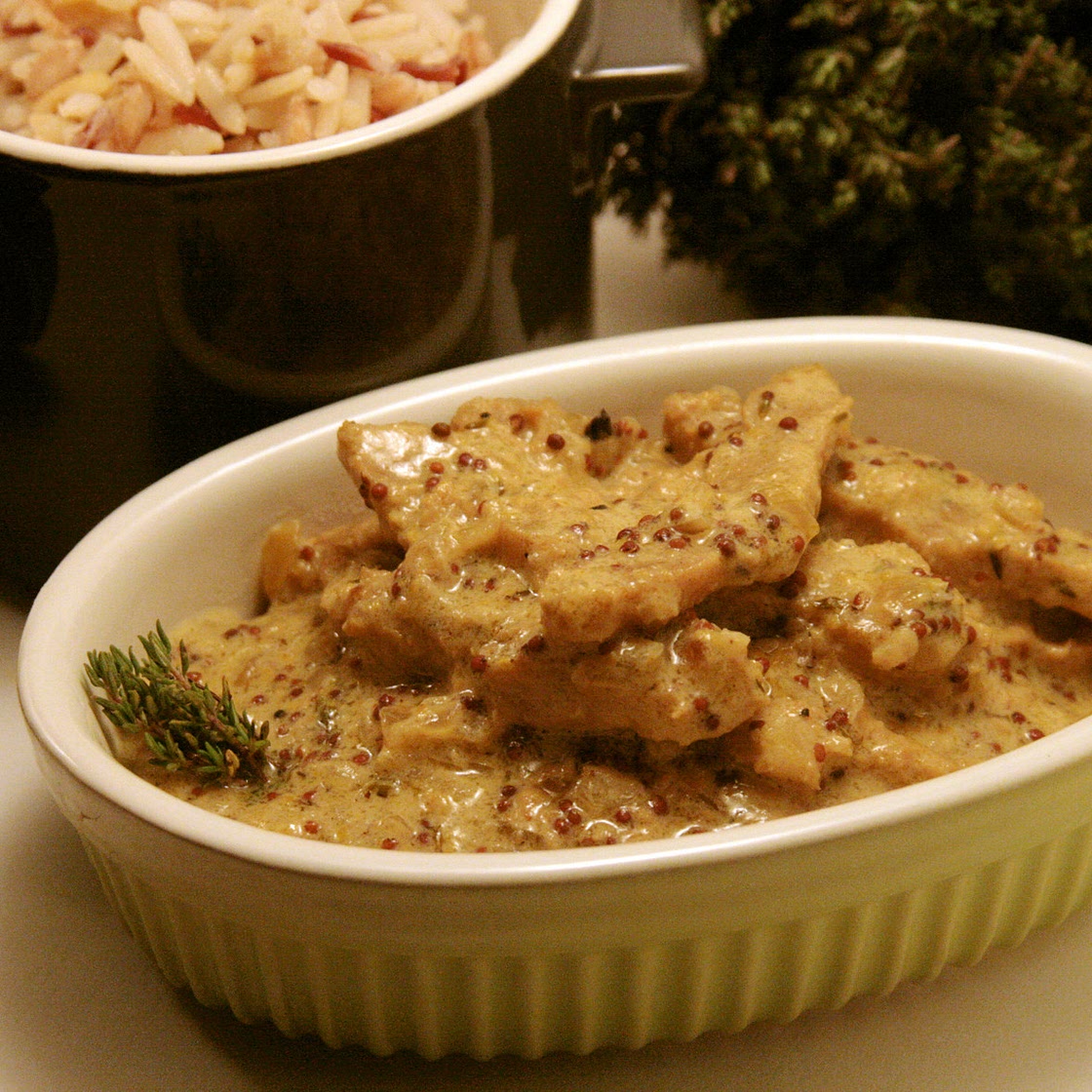 Aiguillettes  VEGAN végétales sauce moutarde