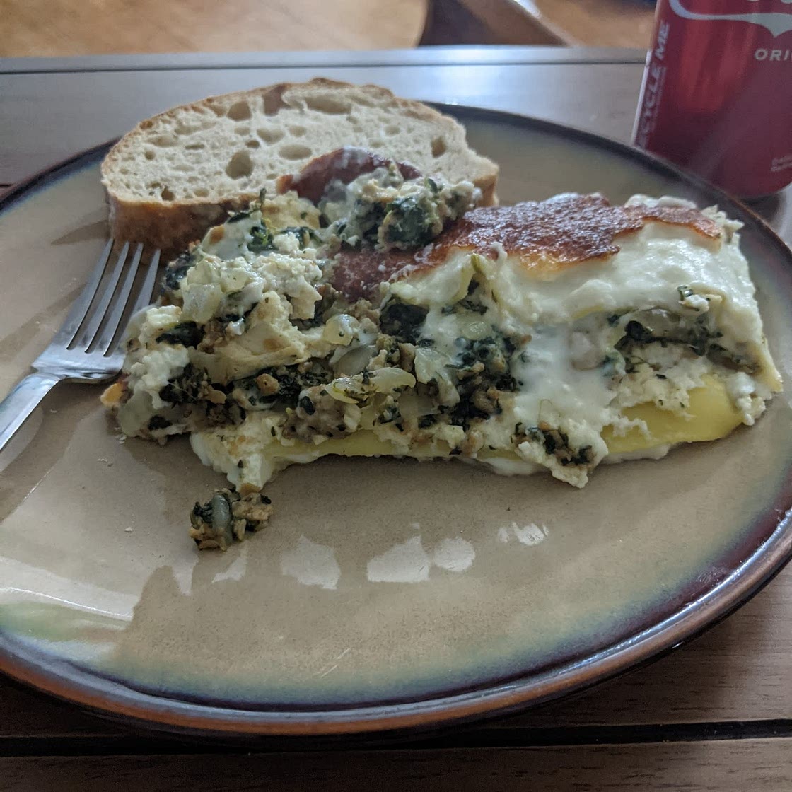 Extra-Cheesy White Lasagna