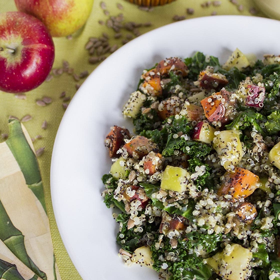 Salade VEGAN de CHOU kale acidulée