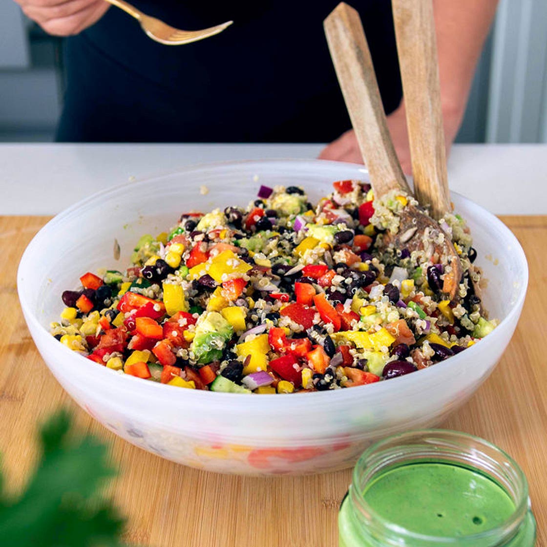 RAINBOW QUINOA SALAD 🌈