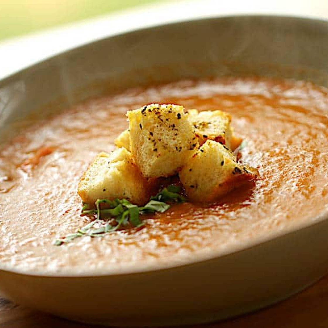 Roasted Tomato and Eggplant Soup
