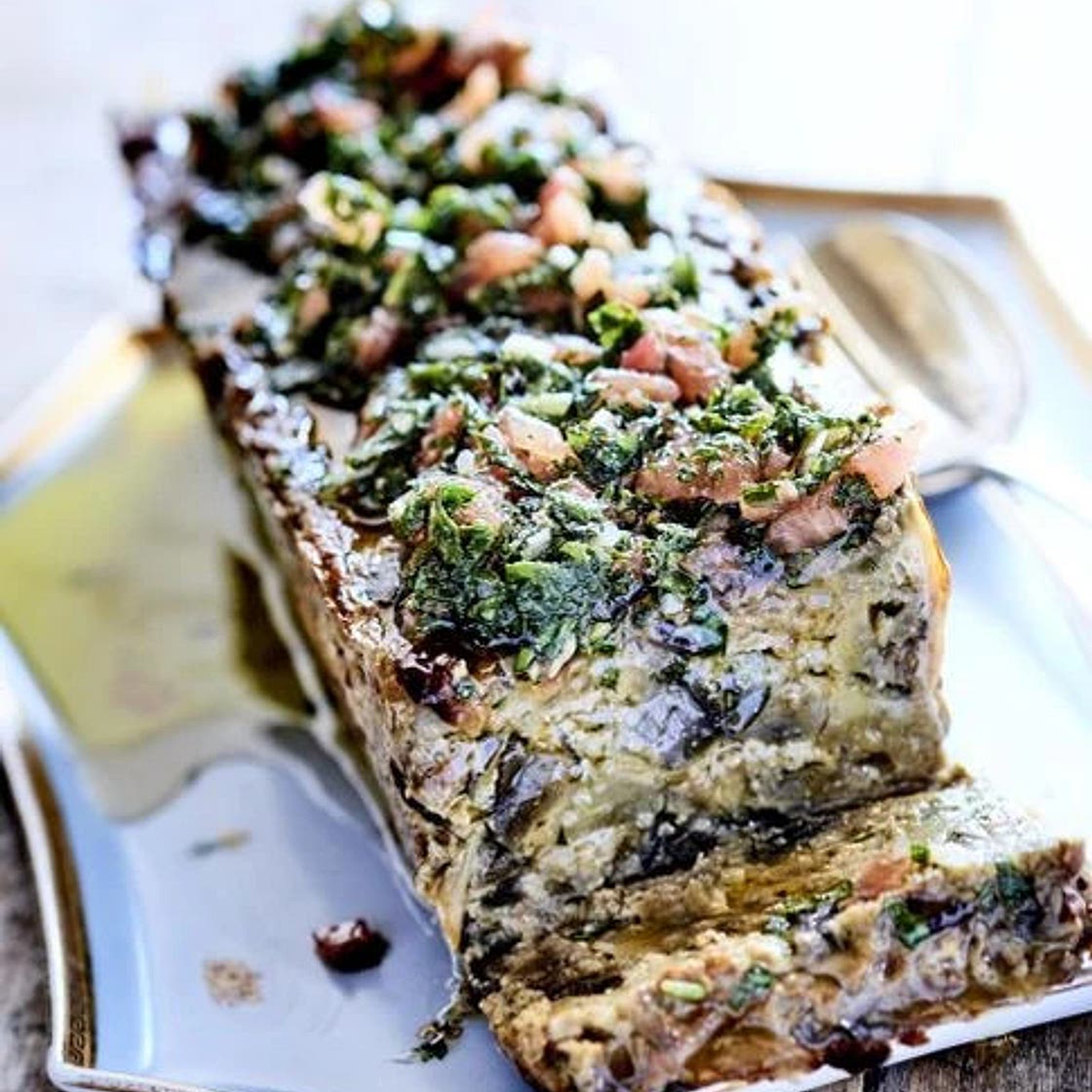 Flan d'aubergine sauce tomate⭐