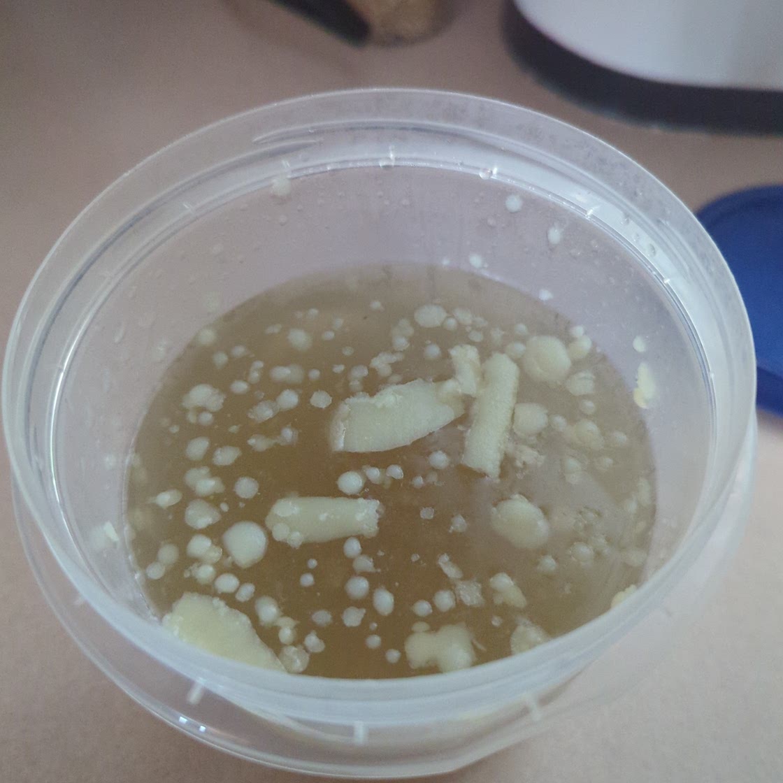 Chicken broth with meat