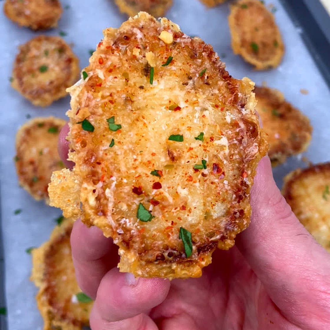CRISPY PARMESAN POTATOES