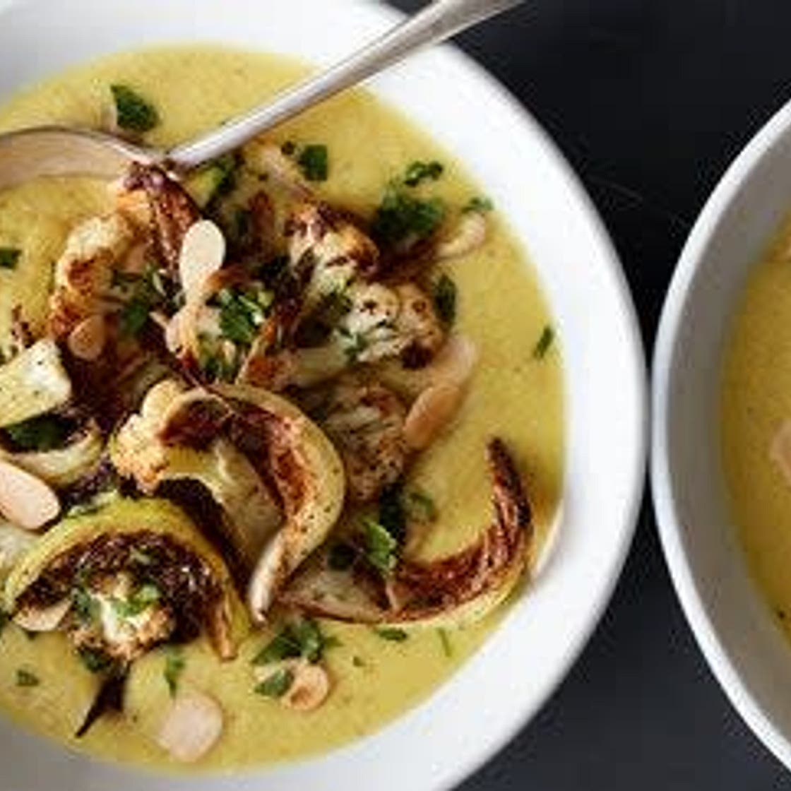 Roasted Cauliflower Soup