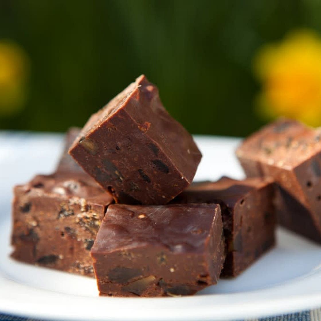 Chocolate Orange Easter Spiced Fudge