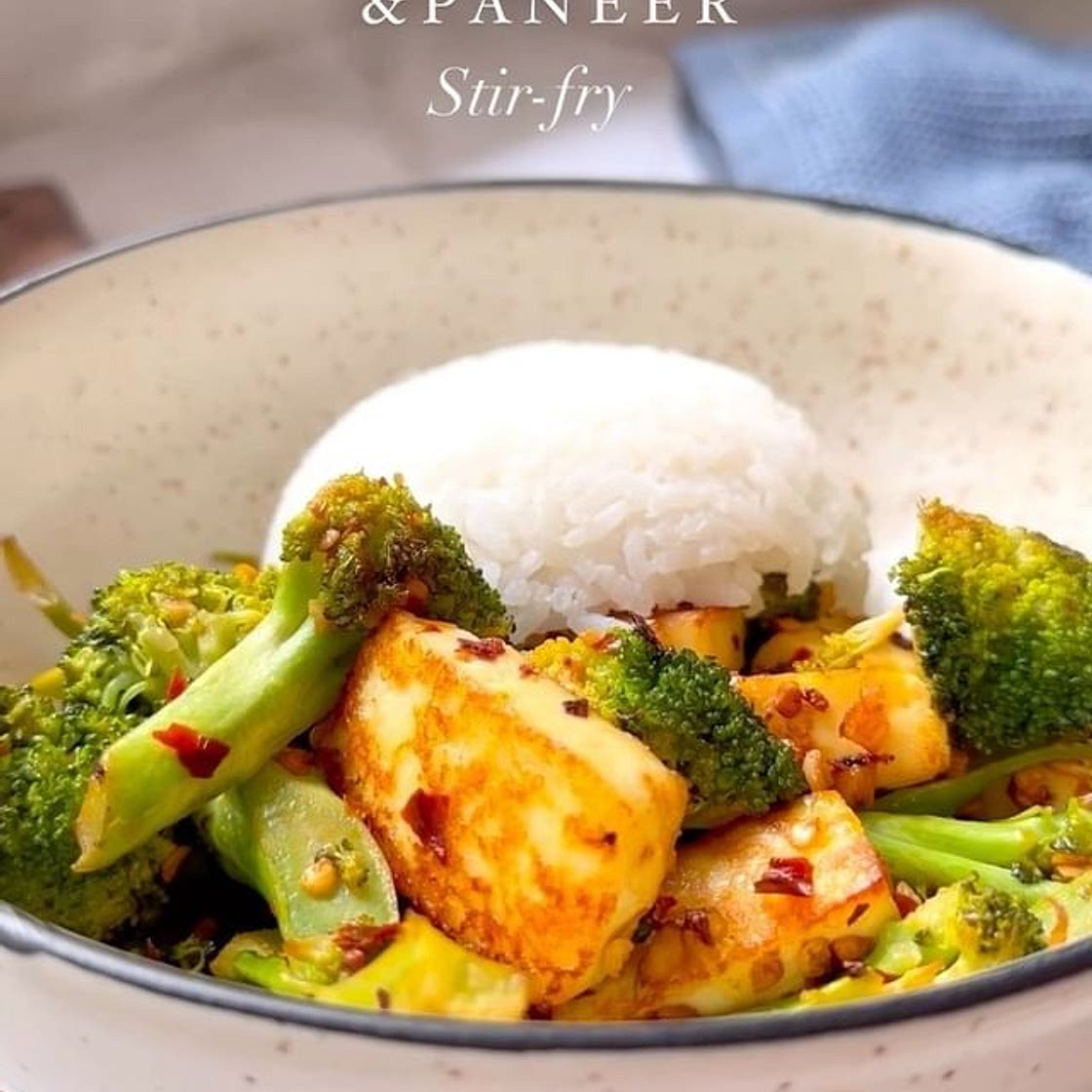 Broccoli and Paneer stir-fry ✨