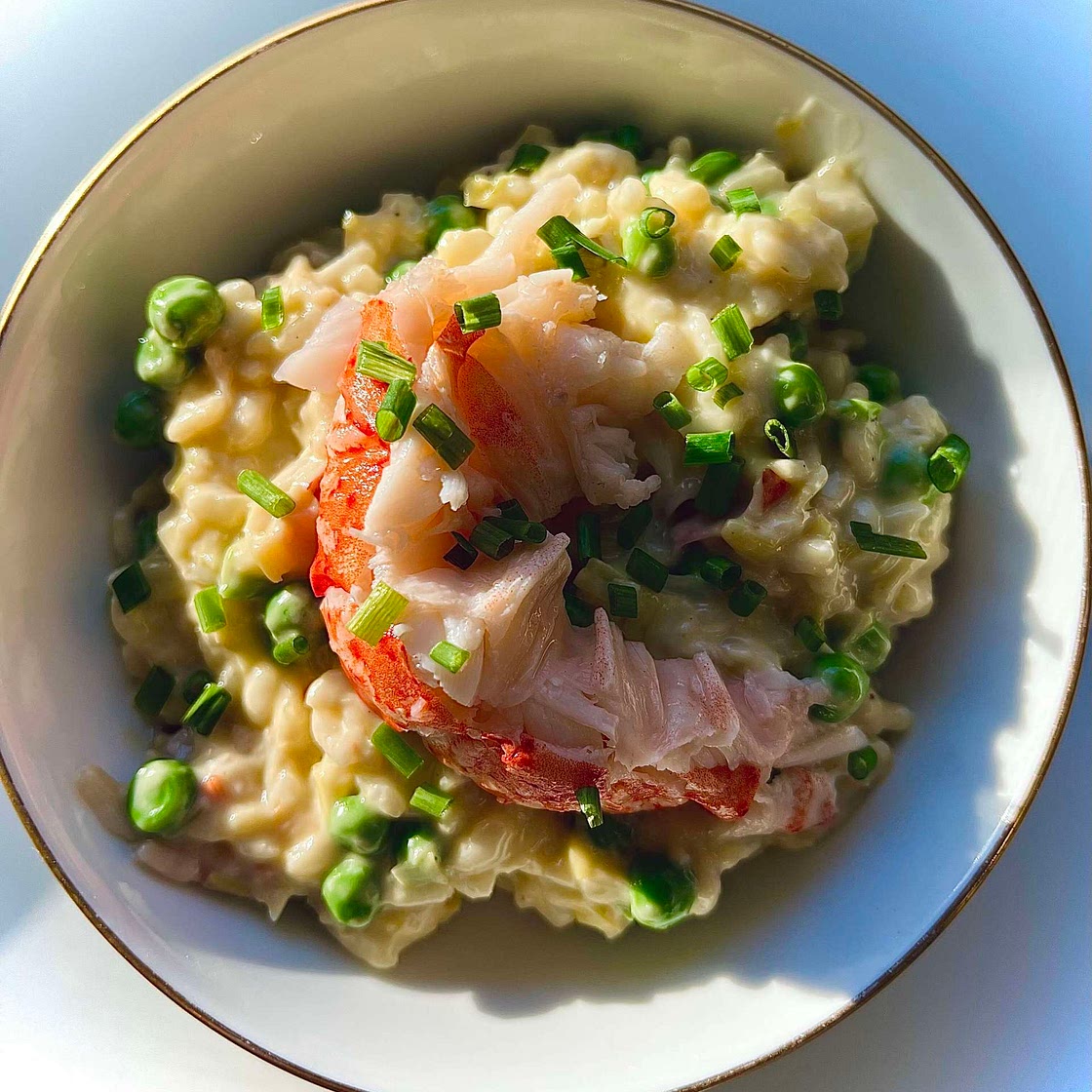 Lobster Risotto W/ Peas 